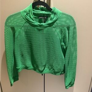 Koral Vibrant Green Mesh Top